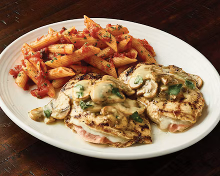 Carrabba's Italian Grill signature dishes Chicken BryanSpaghetti with MeatballsLasagne